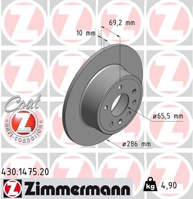 ZIMMERMANN 430.1475.20 EAN: 4250238757467.