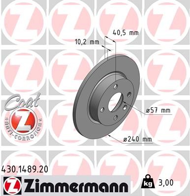 ZIMMERMANN 430.1489.20 EAN: 4250238759997.
