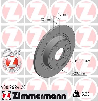 ZIMMERMANN 430.2624.20 EAN: 4250238746973.