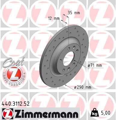 ZIMMERMANN 440.3112.52 EAN: 4250238785194.