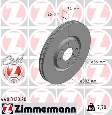 ZIMMERMANN 440.3120.20 EAN: 4250238744498.
