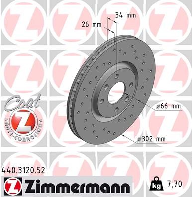 ZIMMERMANN 440.3120.52 EAN: 4250238751199.