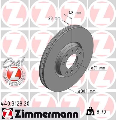 ZIMMERMANN 440.3128.20 EAN: 4250238760078.