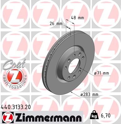 ZIMMERMANN 440.3133.20 EAN: 4250238765196.