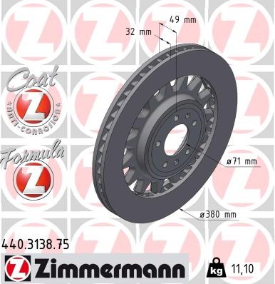 ZIMMERMANN 440.3138.75 EAN: 4250238780885.