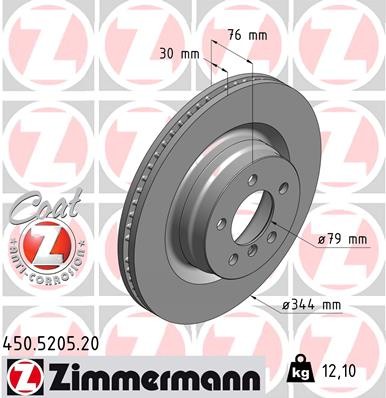 ZIMMERMANN 450.5205.20 EAN: 4250238756750.