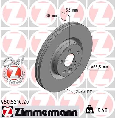 ZIMMERMANN 450.5210.20 EAN: 4250238766520.
