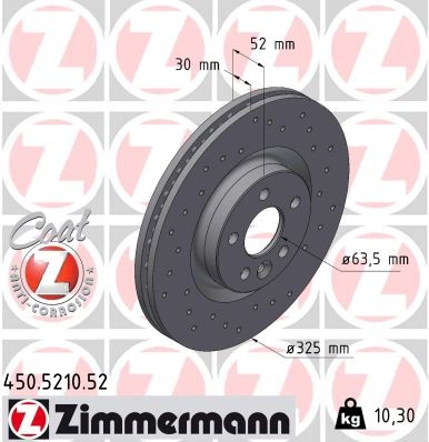 ZIMMERMANN 450.5210.52 EAN: 4250238766759.