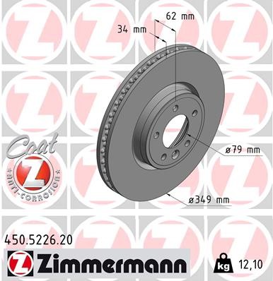 ZIMMERMANN 450.5226.20 EAN: 4250238780403.