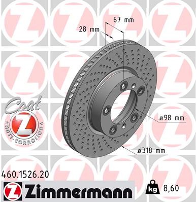 ZIMMERMANN 460.1526.20 EAN: 4250238719687.