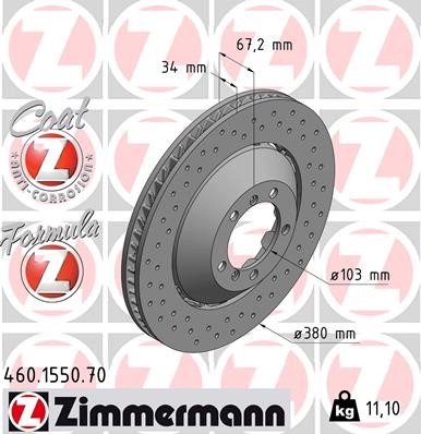 ZIMMERMANN 460.1550.70 EAN: 4250238764304.