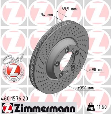 ZIMMERMANN 460.1576.20 EAN: 4250238751076.
