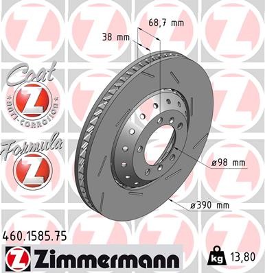 ZIMMERMANN 460.1585.75 EAN: 4250238753797.