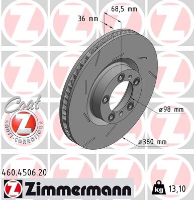 ZIMMERMANN 460.4506.20 EAN: 4250238776482.