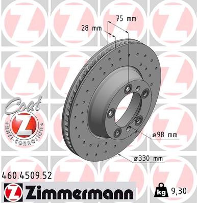 ZIMMERMANN 460.4509.52 EAN: 4250238776888.