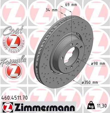 ZIMMERMANN 460.4511.70 EAN: 4250238777809.