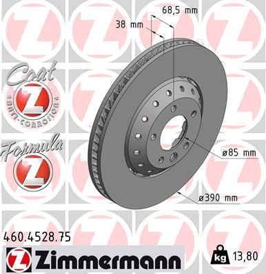 ZIMMERMANN 460.4528.75 EAN: 4250238781011.