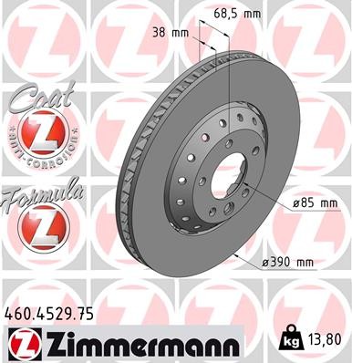 ZIMMERMANN 460.4529.75 EAN: 4250238781028.