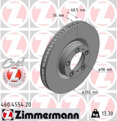 ZIMMERMANN 460.4554.20 EAN: 4250238786658.