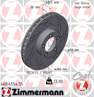 ZIMMERMANN 460.4554.55 EAN: 4250238789505.