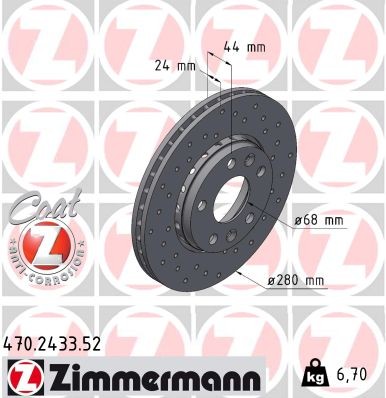 ZIMMERMANN 470.2433.52 EAN: 4250238747178.