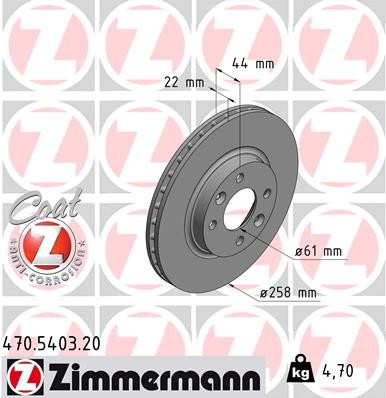 ZIMMERMANN 470.5403.20 EAN: 4250238761112.