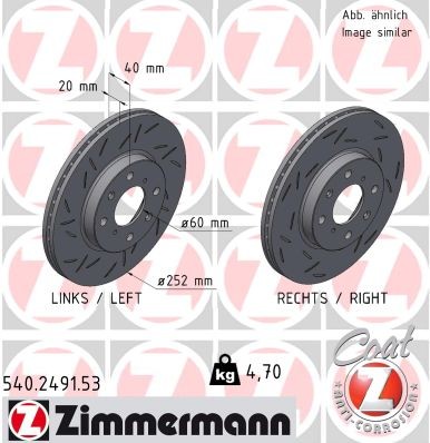 ZIMMERMANN 540.2491.53 EAN: 4250238788188.