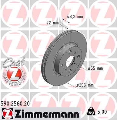 ZIMMERMANN 590.2560.20 EAN: 4250238766605.