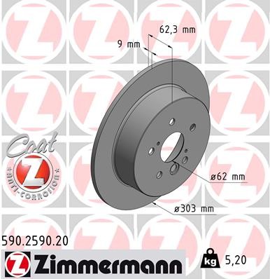 ZIMMERMANN 590.2590.20 EAN: 4250238764694.