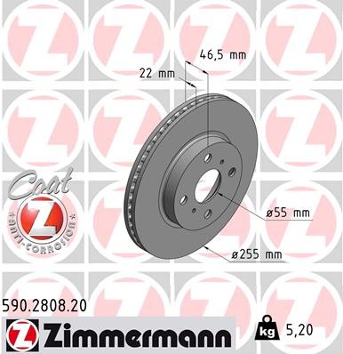 ZIMMERMANN 590.2808.20 EAN: 4250238753346.