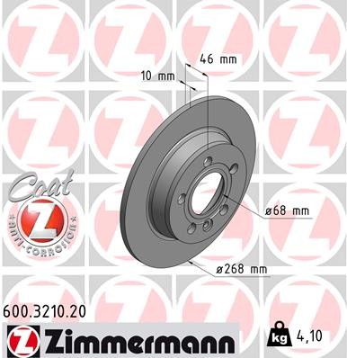 ZIMMERMANN 600.3210.20 EAN: 4250238757375.