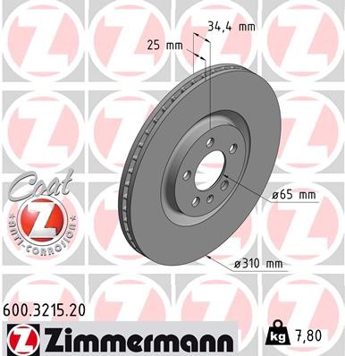 ZIMMERMANN 600.3215.20 EAN: 4250238759935.