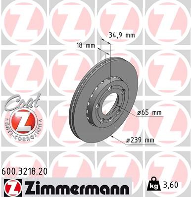 ZIMMERMANN 600.3218.20 EAN: 4250238757061.