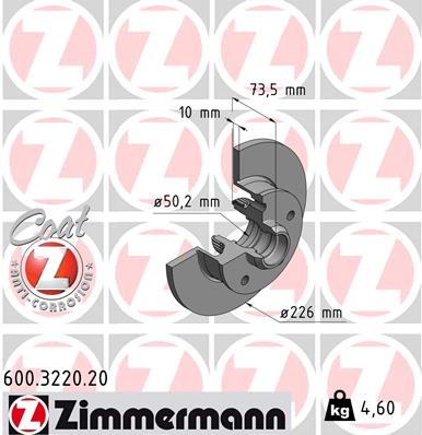 ZIMMERMANN 600.3220.20 EAN: 4250238761648.