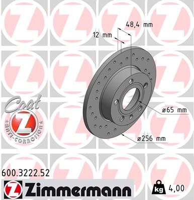 ZIMMERMANN 600.3222.52 EAN: 4250238775980.