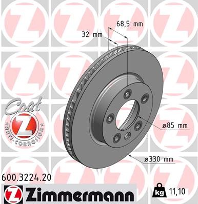 ZIMMERMANN 600.3224.20 EAN: 4250238719878.