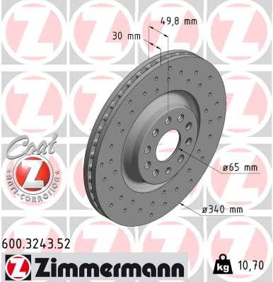 ZIMMERMANN 600.3243.52 EAN: 4250238758730.