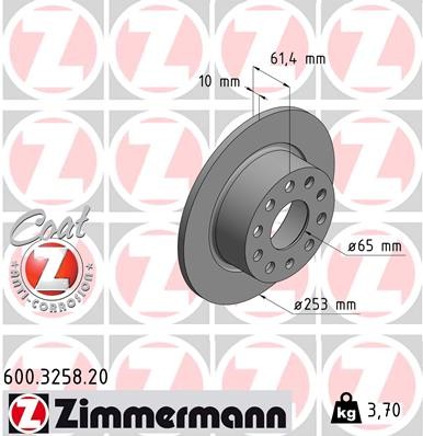ZIMMERMANN 600.3258.20 EAN: 4250238777144.