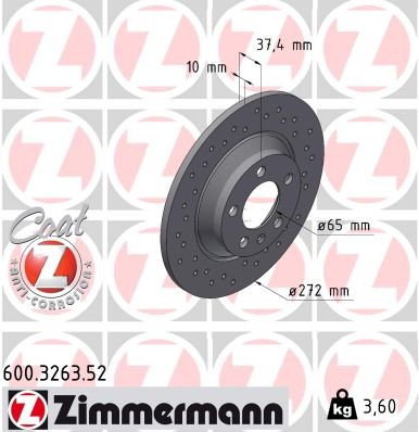 ZIMMERMANN 600.3263.52 EAN: 4250238781035.