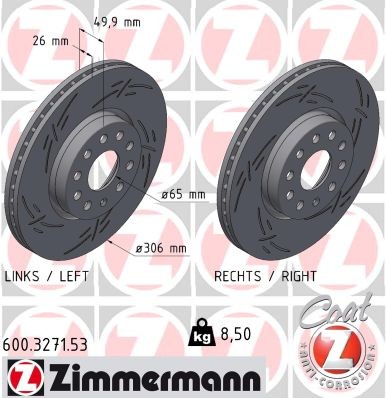 ZIMMERMANN 600.3271.53 EAN: 4250238792314.