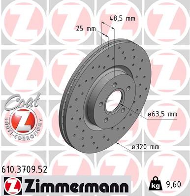 ZIMMERMANN 610.3709.52 EAN: 4250238749424.