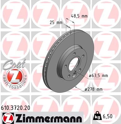 ZIMMERMANN 610.3720.20 EAN: 4250238759881.