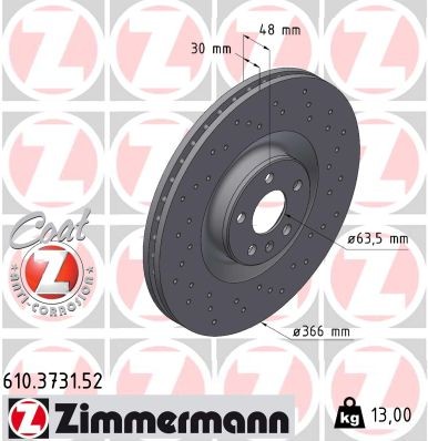 ZIMMERMANN 610.3731.52 EAN: 4250238776710.