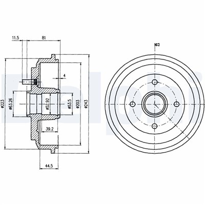 DELPHI BF487 EAN: 5012759280331.