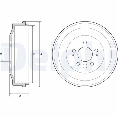 DELPHI BF558 EAN: 5012759998182.