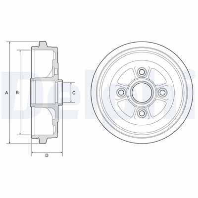 DELPHI BF574 EAN: 5012759553794.