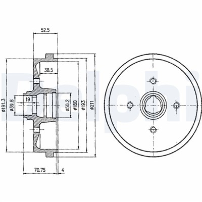 DELPHI BF96 EAN: 5012759460955.