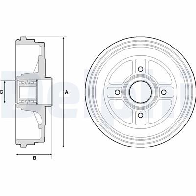 DELPHI BFR496 EAN: 5012759968512.