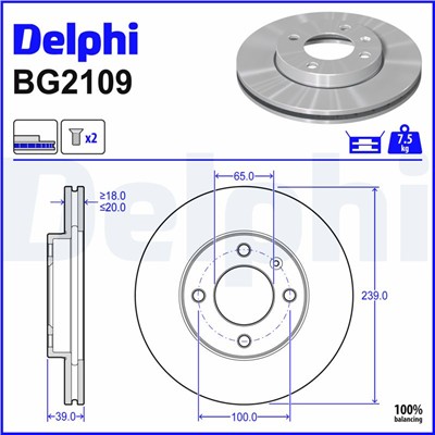 DELPHI BG2109 EAN: 5012759421086.