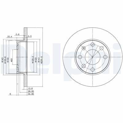 DELPHI BG2148 EAN: 5012759421475.